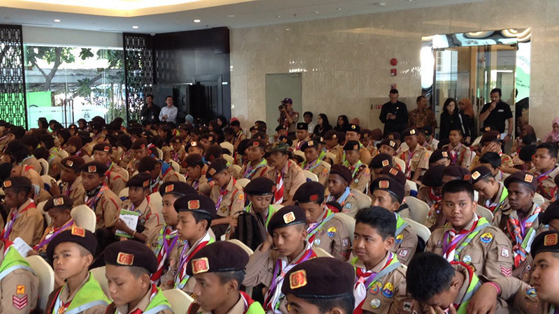 Sekjen KESDM Minta Pramuka Lakukan Gerakan Hemat Energi